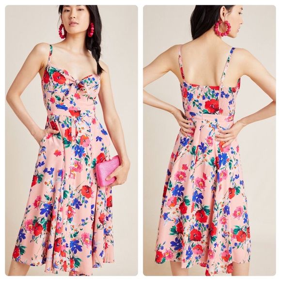 Anthropologie Dresses & Skirts - Yumi Kim - Julia Silk Midi 👗 Dress